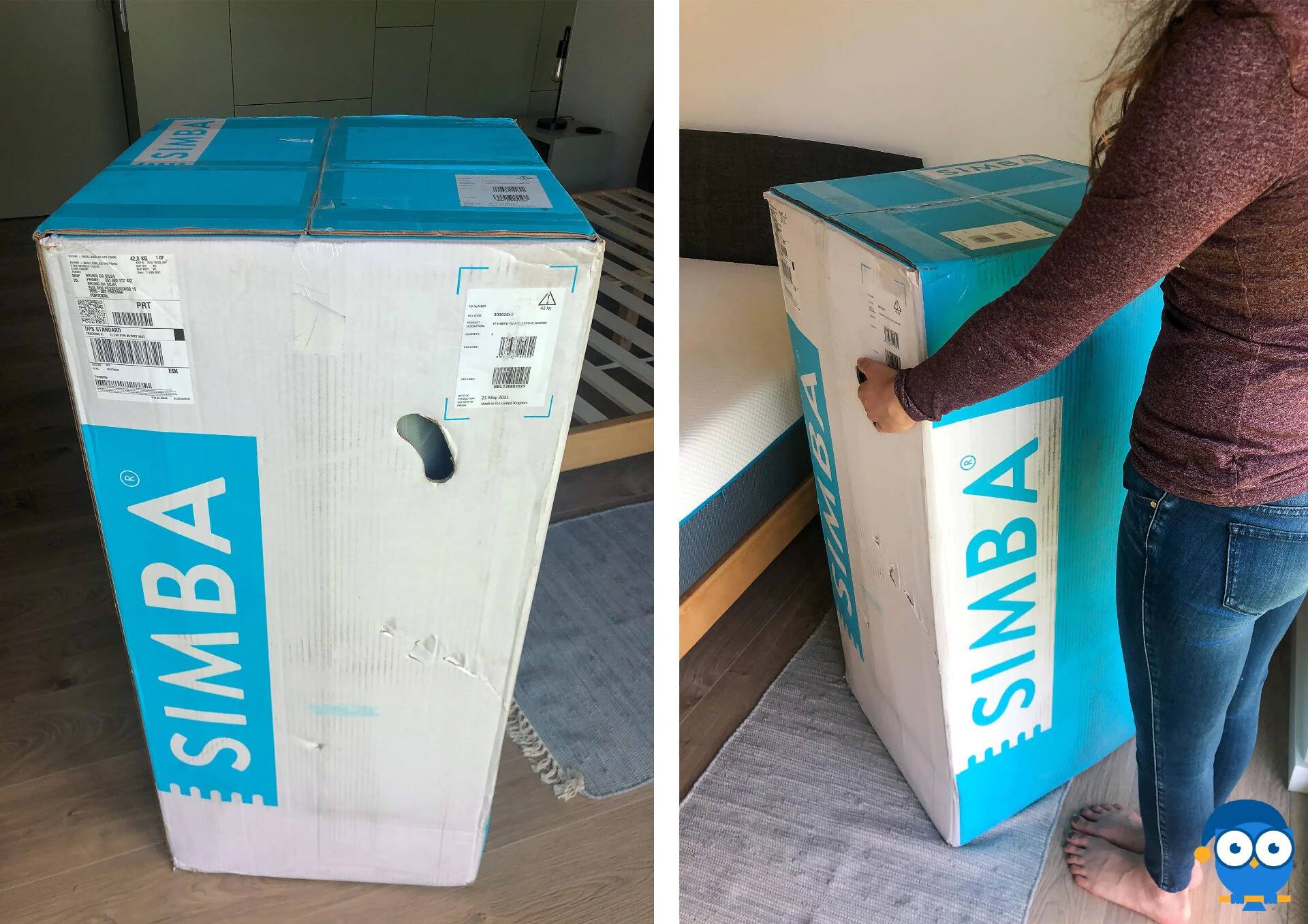 livraison matelas simba hybrid luxe